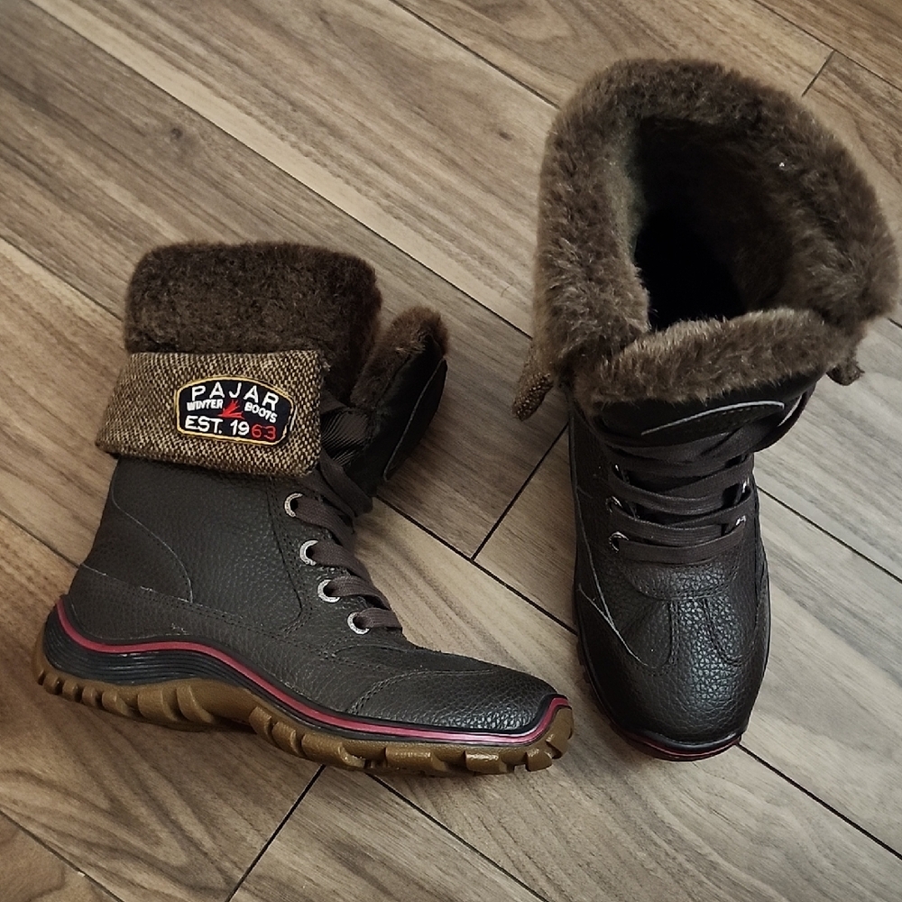 🔥Pajar Women's Brown Winter Boots